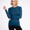 Model wearing Hannah top - Real Teal | Georgia is 5'10", wearing a size XS