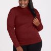 Model wearing Peyton turtleneck - Sweet Pepper | Le'Quita is 5'11", wearing a size XL